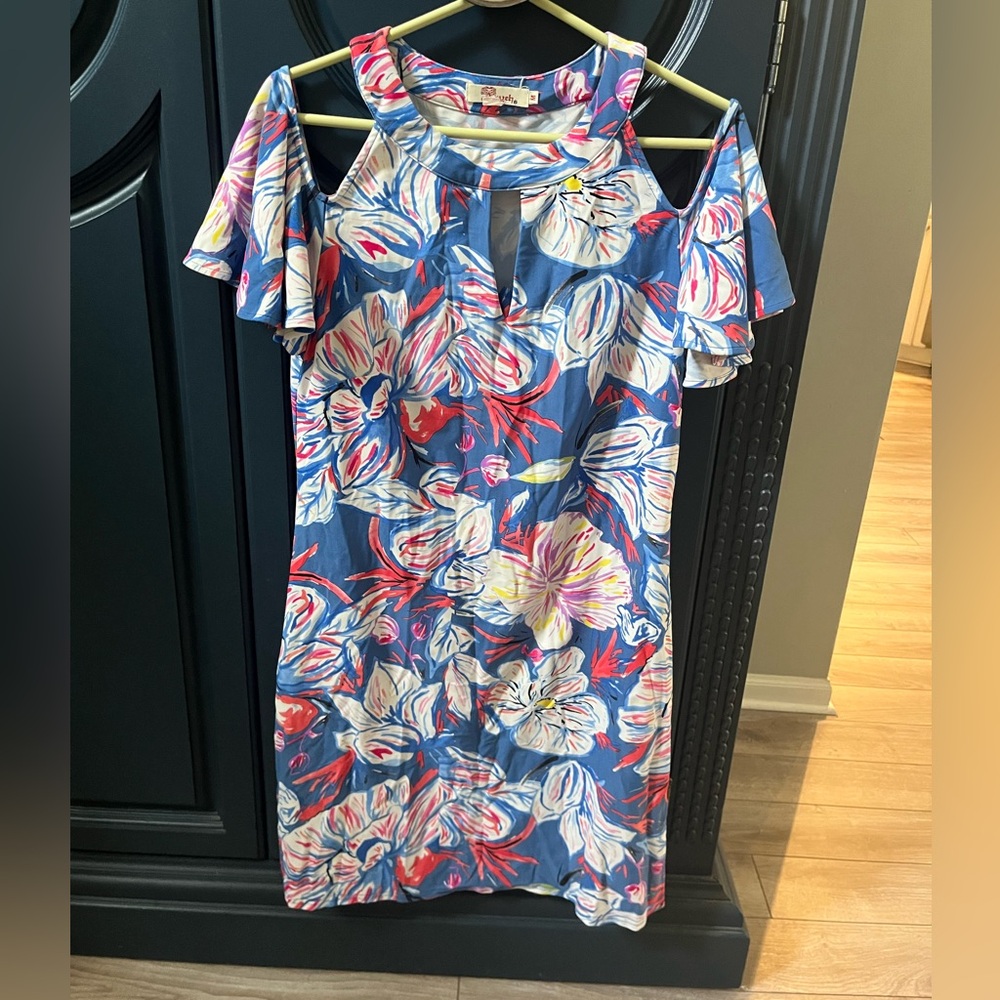 Blue Floral Dress from Aryeh